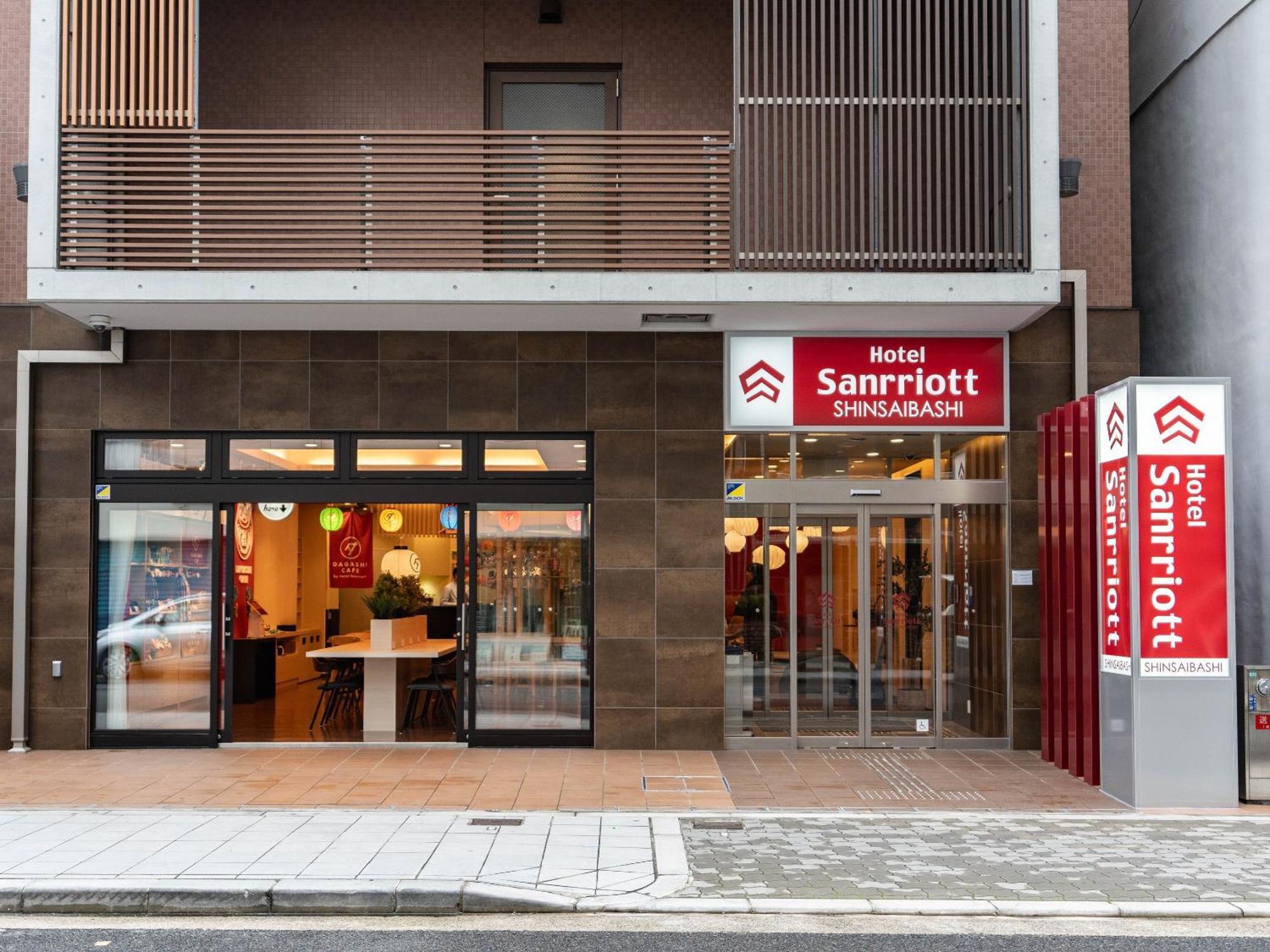 Hotel Sanrriott Shinsaibashi Osaka Dış mekan fotoğraf