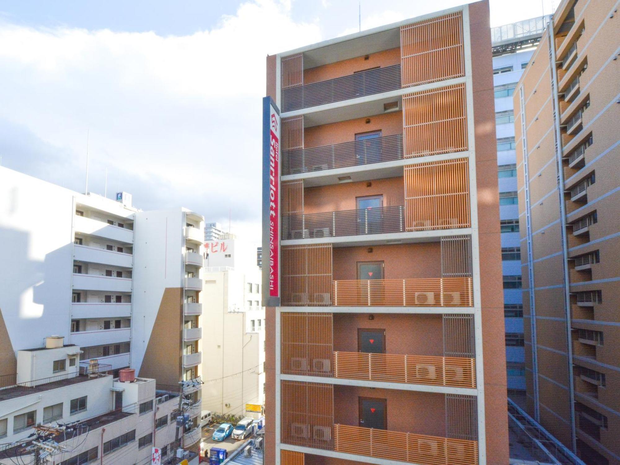 Hotel Sanrriott Shinsaibashi Osaka Dış mekan fotoğraf
